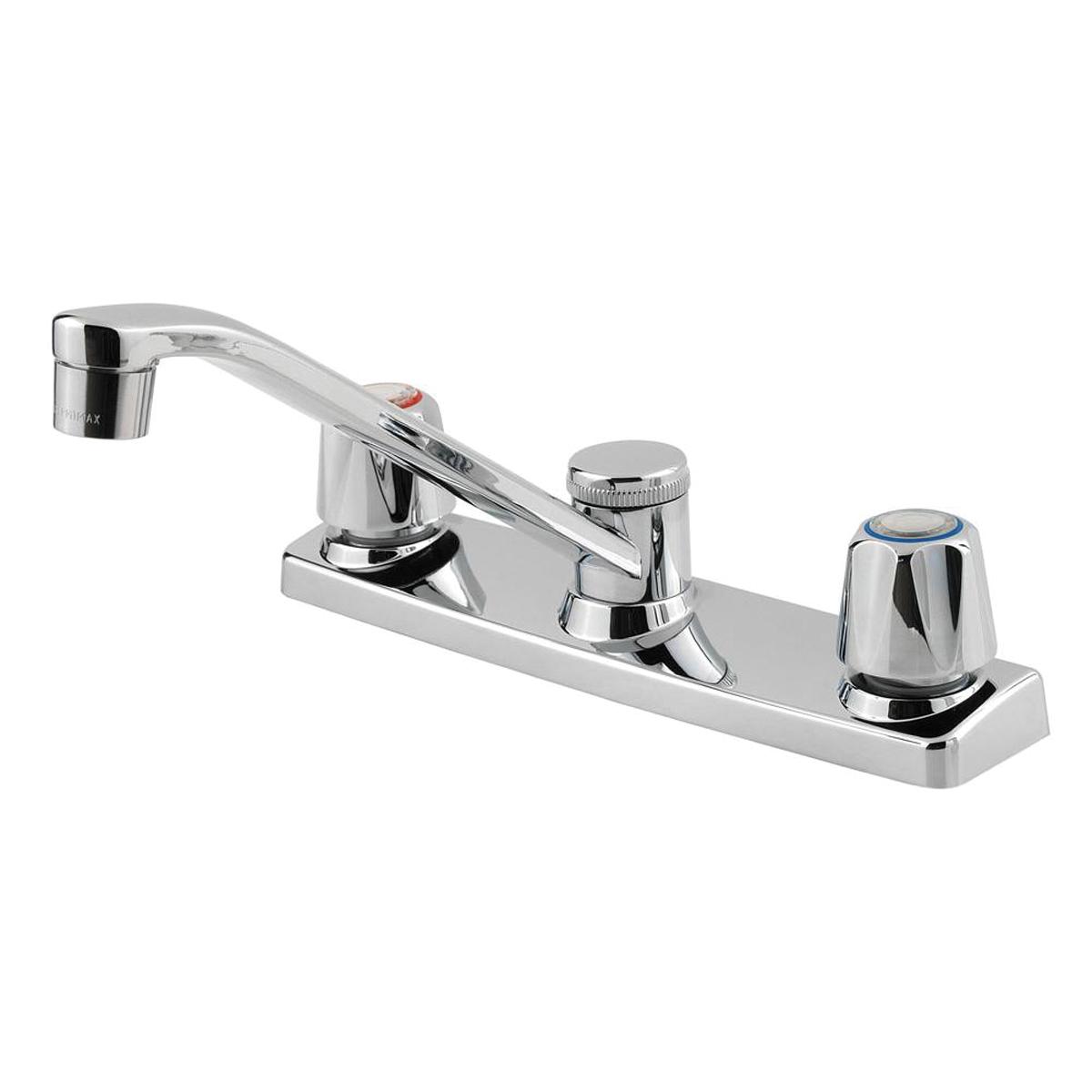 PfISTER® Pfirst 2 Handle Kitchen Faucet, Polished Chrome thumbnail 2