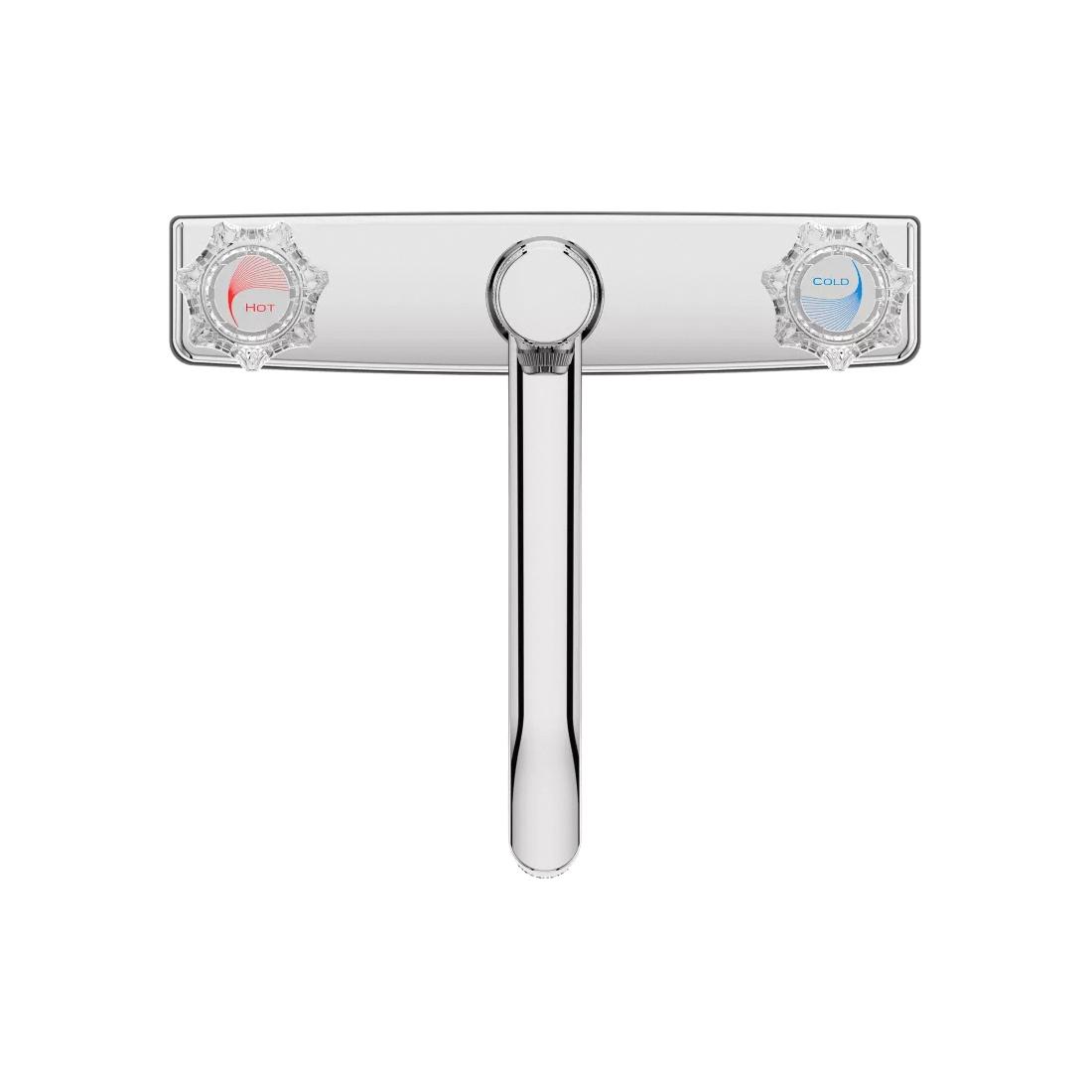 PfISTER® Pfirst 2 Handle Kitchen Faucet, Polished Chrome