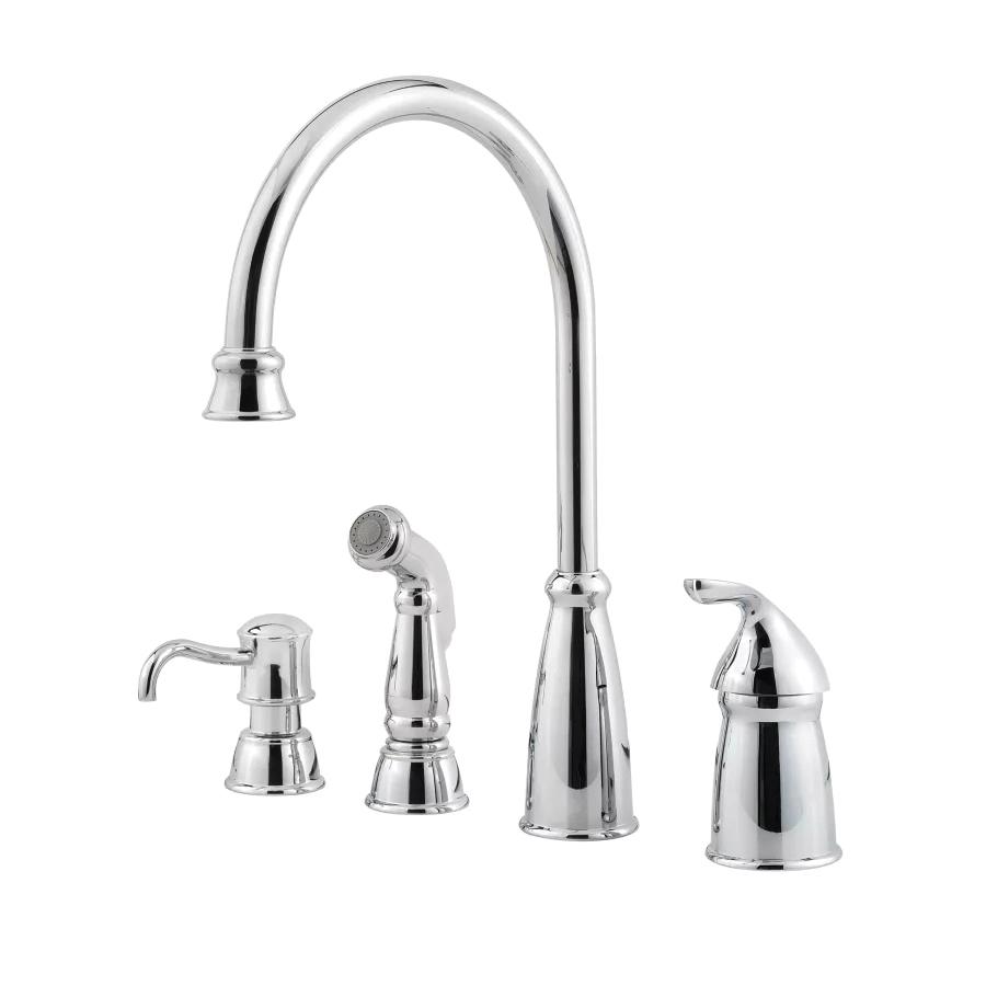 PfISTER® Avalon 26 Professional Grade Single Handle Kitchen Faucet, 1.8 gpm, Polished Chrome