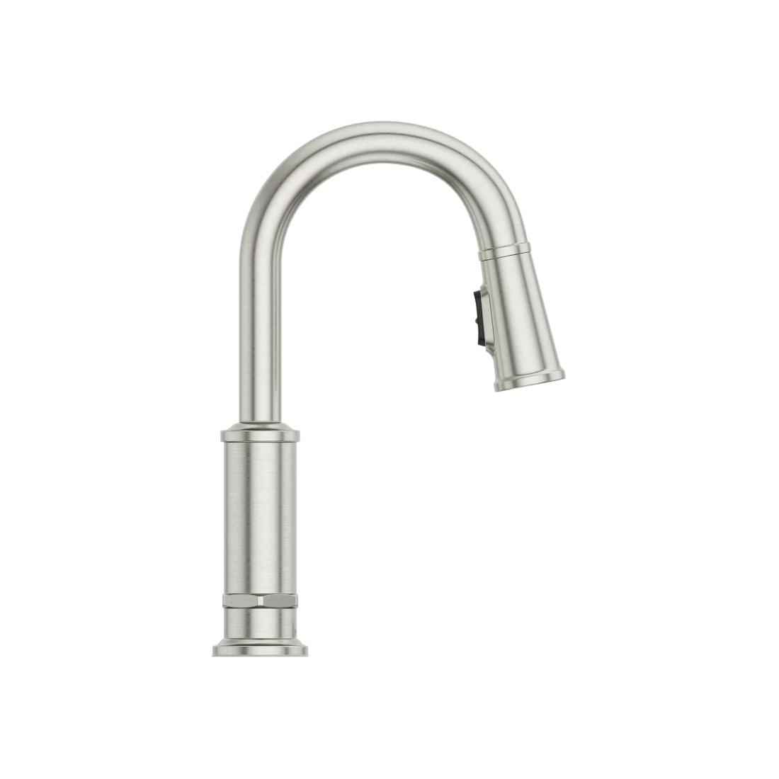 PfISTER® Port Haven™ GT572-TDS Bar/Prep Kitchen Faucet, Deck, Pull-Down, Stainless Steel thumbnail 2