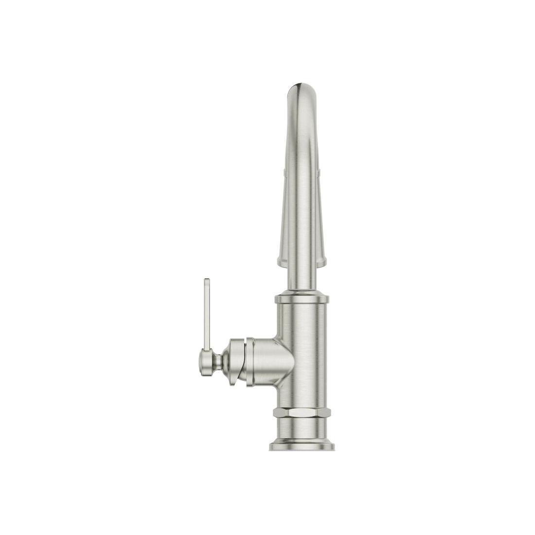 PfISTER® Port Haven™ GT572-TDS Bar/Prep Kitchen Faucet, Deck, Pull-Down, Stainless Steel