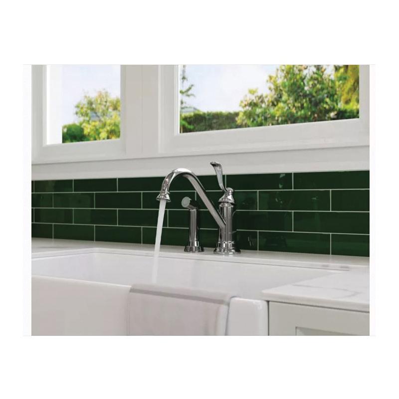 PfISTER® Portland Deck Mount Professional Grade Kitchen Faucet, 1.8 gpm, 1 Handle, Polished Chrome thumbnail 2