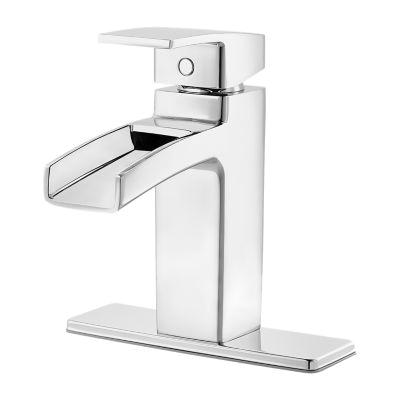 1.2 gpm 1-Lever Handle Metal Single-Control Bathroom Faucet, Polished Chrome thumbnail 3