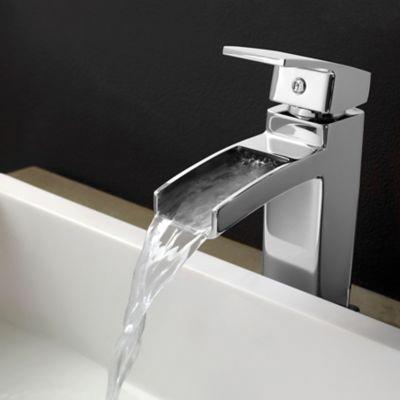 1.2 gpm 1-Lever Handle Metal Single-Control Bathroom Faucet, Polished Chrome