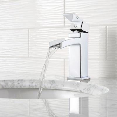 1.2 gpm 1-Lever Handle Metal Single-Control Bathroom Faucet, Polished Chrome thumbnail 4