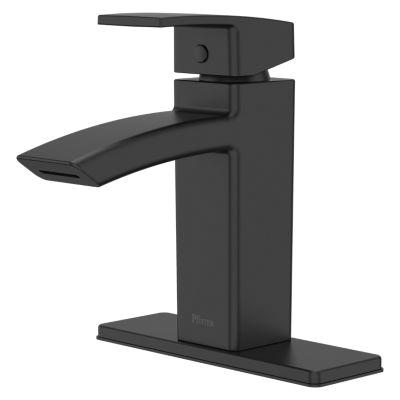 1.2 gpm 1-Lever Handle Metal Single-Control Bathroom Faucet, Matte Black thumbnail 2