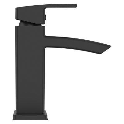 1.2 gpm 1-Lever Handle Metal Single-Control Bathroom Faucet, Matte Black thumbnail 4