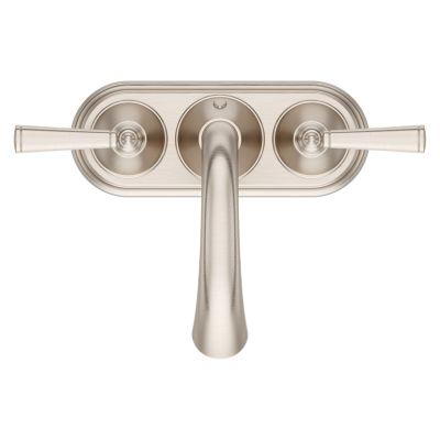 PfISTER® Saxton 2-Handle Centerset Lavatory Faucet with Push-Seal Drain, Brushed Nickel thumbnail 2