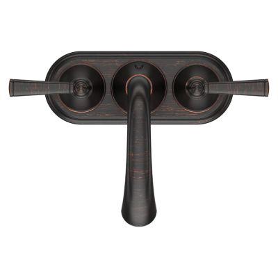 PfISTER® Saxton 2-Handle Centerset Lavatory Faucet with Push-Seal Drain, Tuscan Bronze thumbnail 3