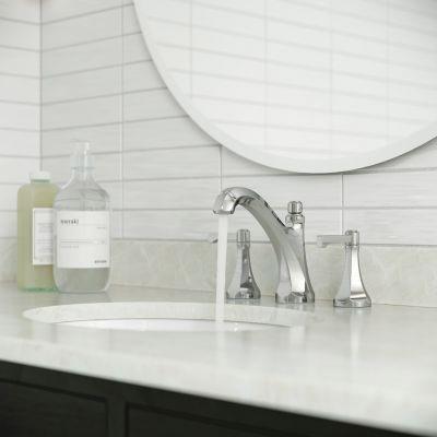 2-Handle 8 to 15 inch Center 1.2 gpm 1/2 inch NPSM Brass Widespread Lavatory Faucet, Polished Chrome thumbnail 4