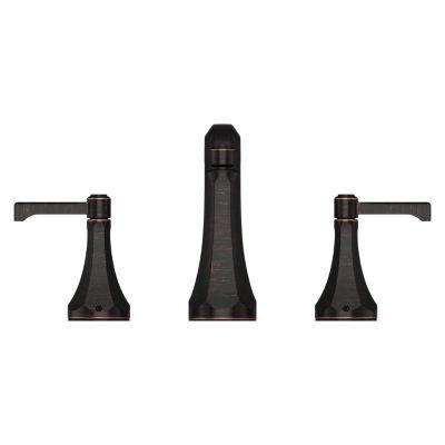 2-Handle 8 to 15 inch Center 1.2 gpm 1/2 inch NPSM Brass Widespread Lavatory Faucet, Tuscan Bronze thumbnail 4
