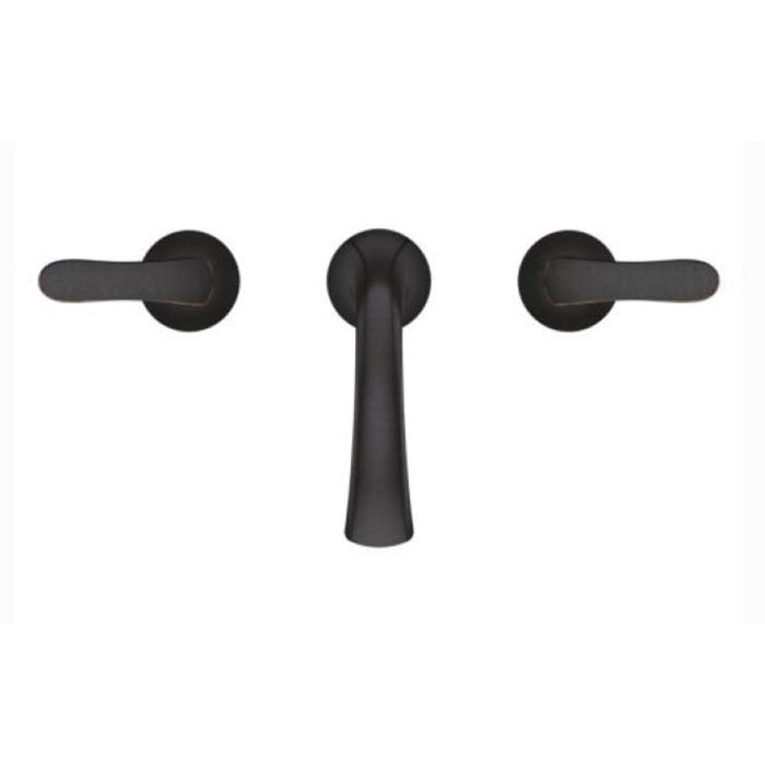 PfISTER® Weller 2 Handle Widespread Bathroom Faucet with Push-Seal Drain, 8 to 15 in Centers, Tuscan Bronze
