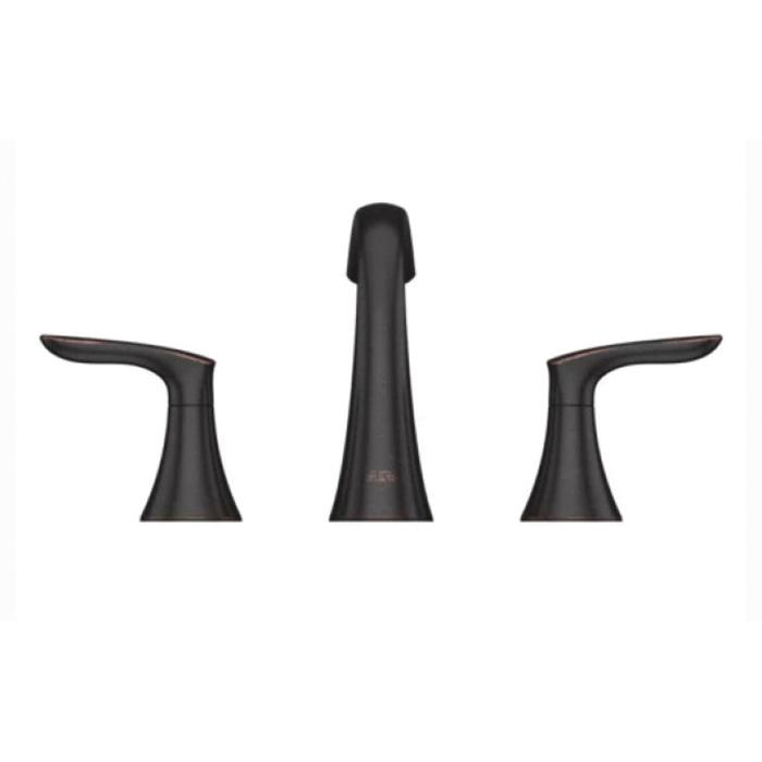 PfISTER® Weller 2 Handle Widespread Bathroom Faucet with Push-Seal Drain, 8 to 15 in Centers, Tuscan Bronze thumbnail 2
