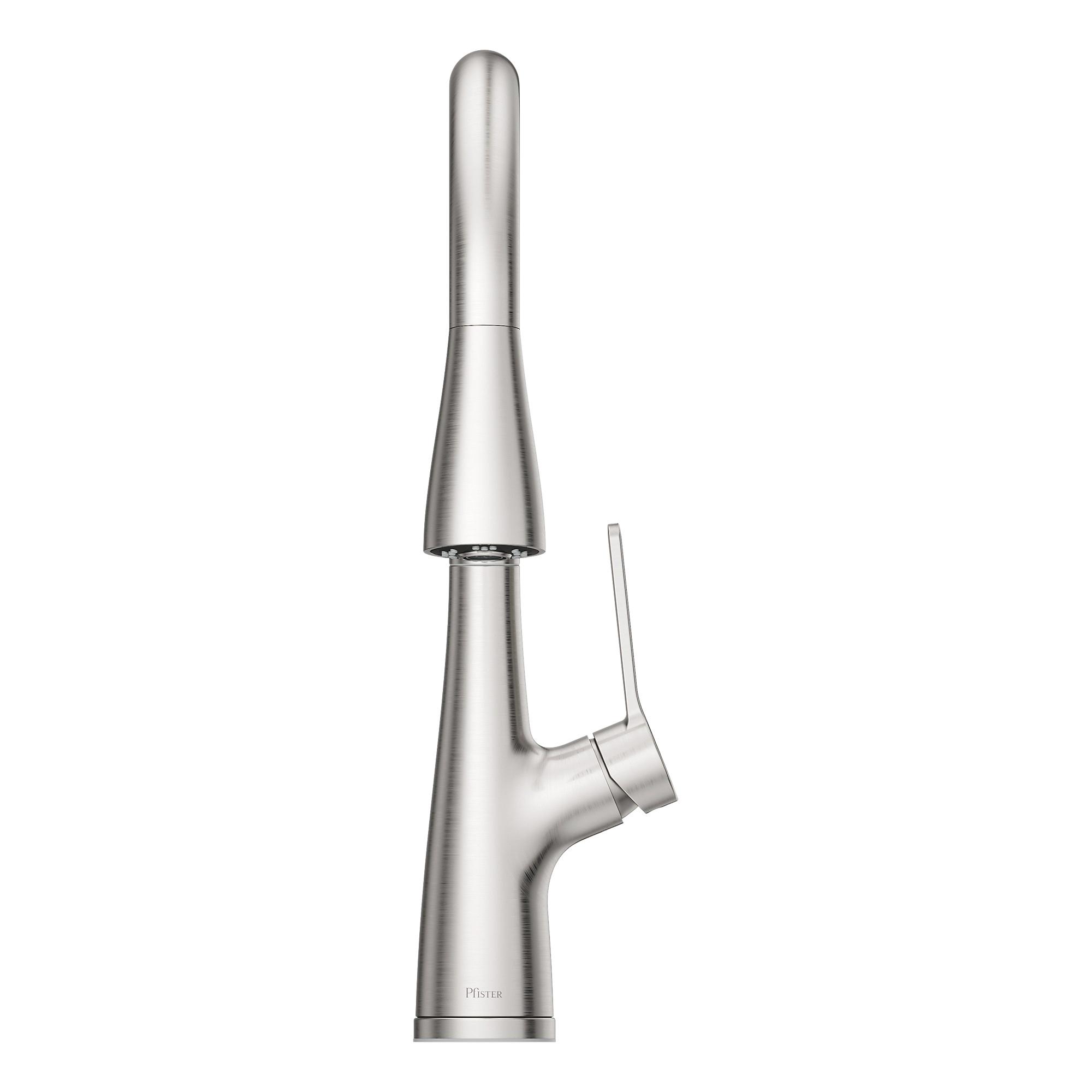 PfISTER® Neera™ LG529-NES Kitchen Faucet, Deck, Pull-Down, Stainless Steel thumbnail 2