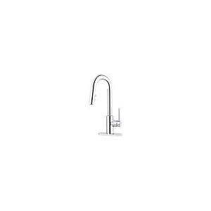 PfISTER® Stellen 1 Handle Pull-Down Bar/Prep Faucet, Stainless Steel