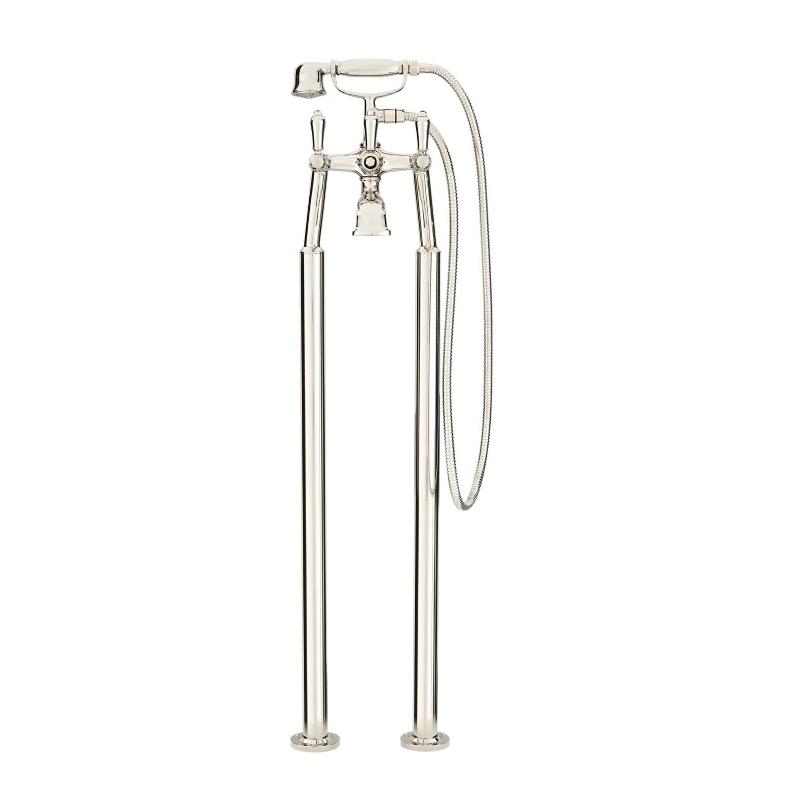 PfISTER® LG6-1TFD Tub Filler With Metal Lever Handle and Built-In Diverter, Traditional, Low Arc Spout, 3 Handles thumbnail 2