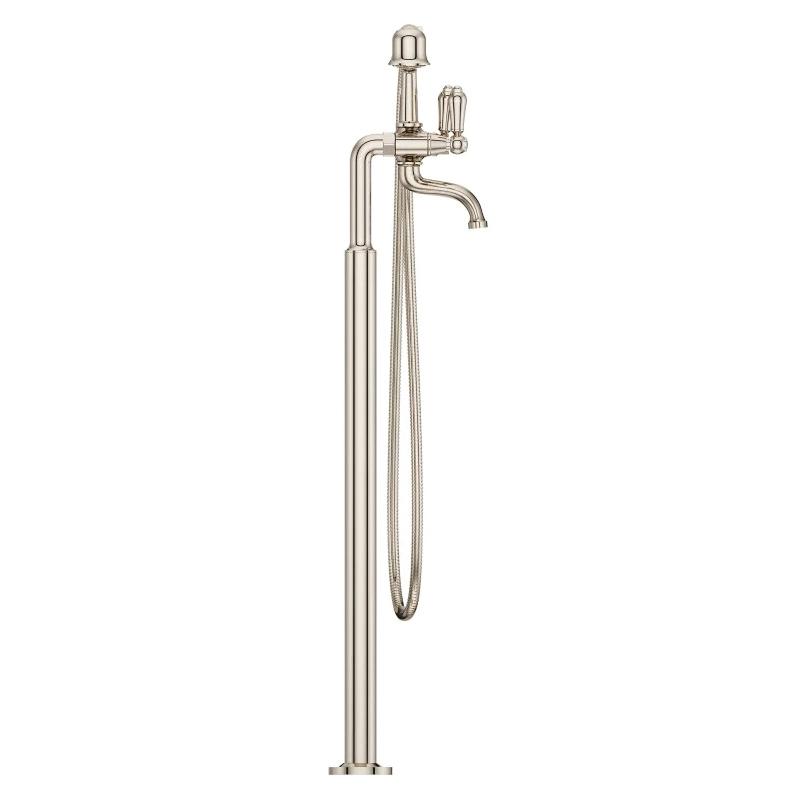 PfISTER® LG6-1TFD Tub Filler With Metal Lever Handle and Built-In Diverter, Traditional, Low Arc Spout, 3 Handles thumbnail 3