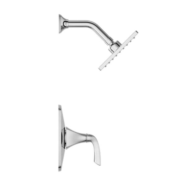 1-Handle 1-Setting 1.8 gpm 1/2-14 NPT Shower Trim, Polished Chrome thumbnail 2