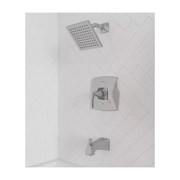 1-Handle 1-Setting 1.8 gpm 1/2-14 NPT Shower Trim, Polished Chrome thumbnail 4