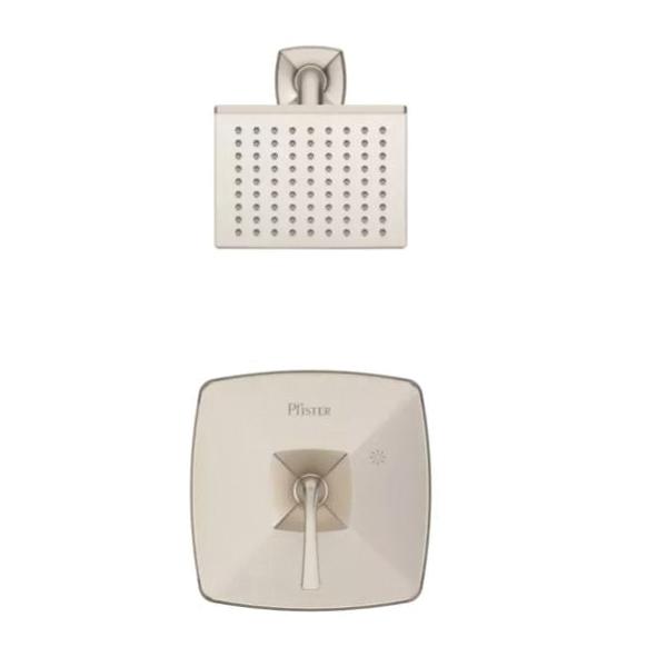 1-Handle 1-Setting 1.8 gpm 1/2-14 NPT Shower Trim, Brushed Nickel