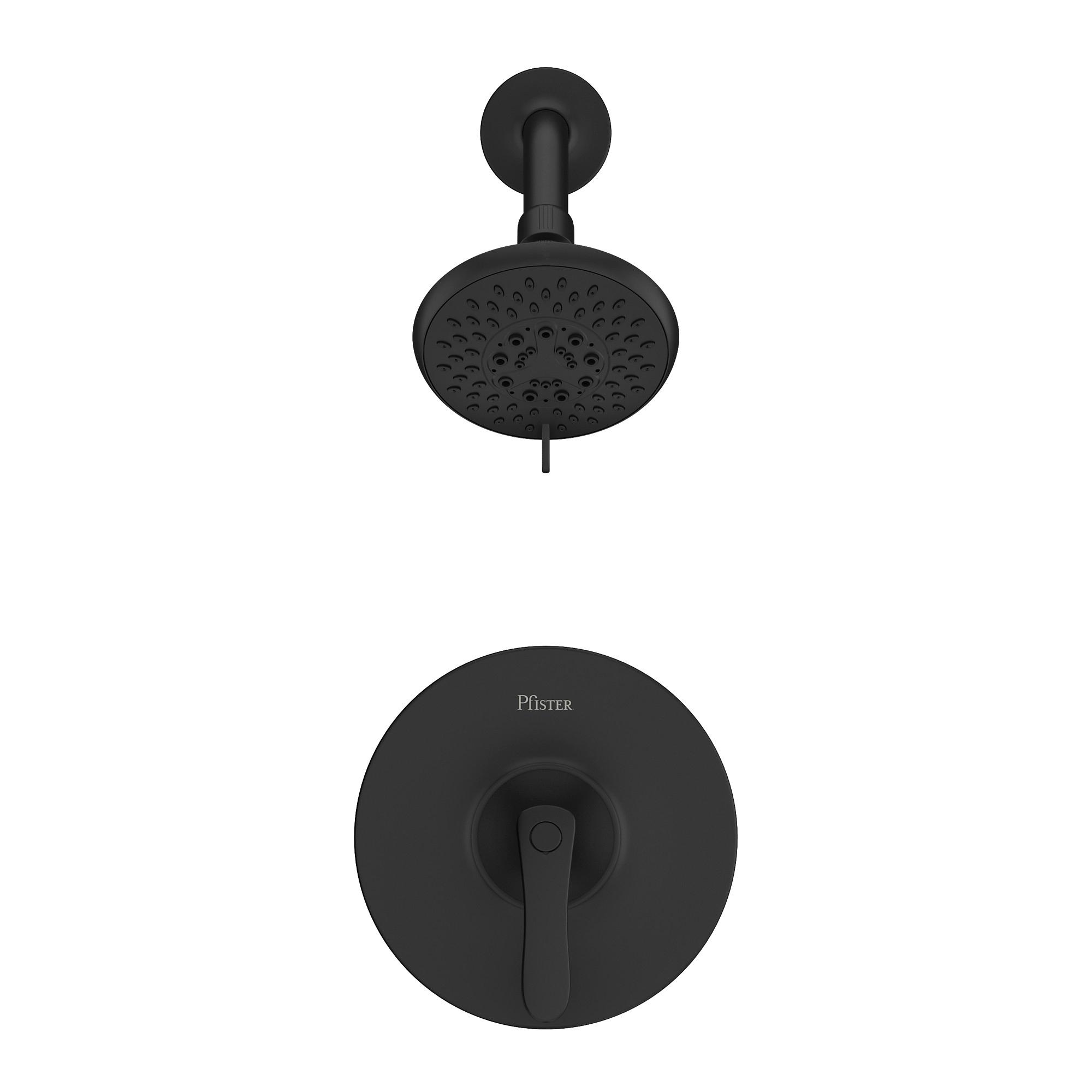 PfISTER® Weller 1 Handle Shower Only Trim Kit, Matte Black thumbnail 3