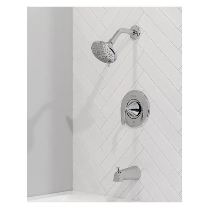 Pfister® Winfield™ LG89-8WFC Tub and Shower Trim Kit, Polished Chrome, 1, 5 -Spray Function, Metal Handle, Metal thumbnail 3