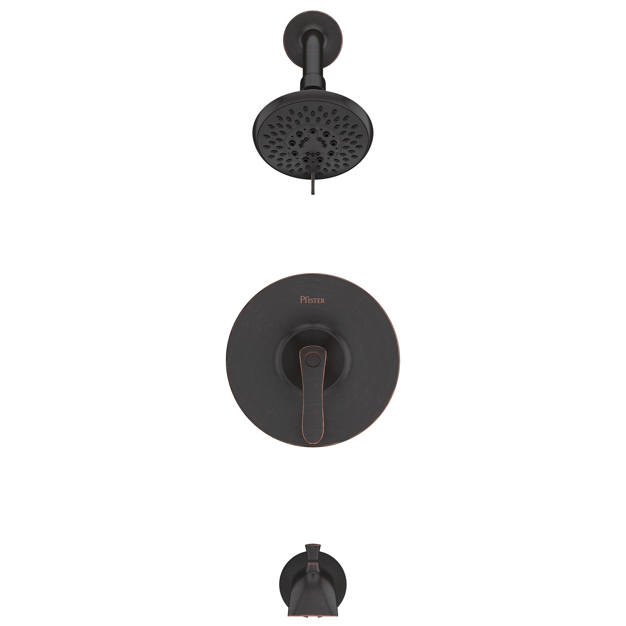 PfISTER® Weller 1 Handle Tub and Shower Trim Kit, Matte Black thumbnail 4