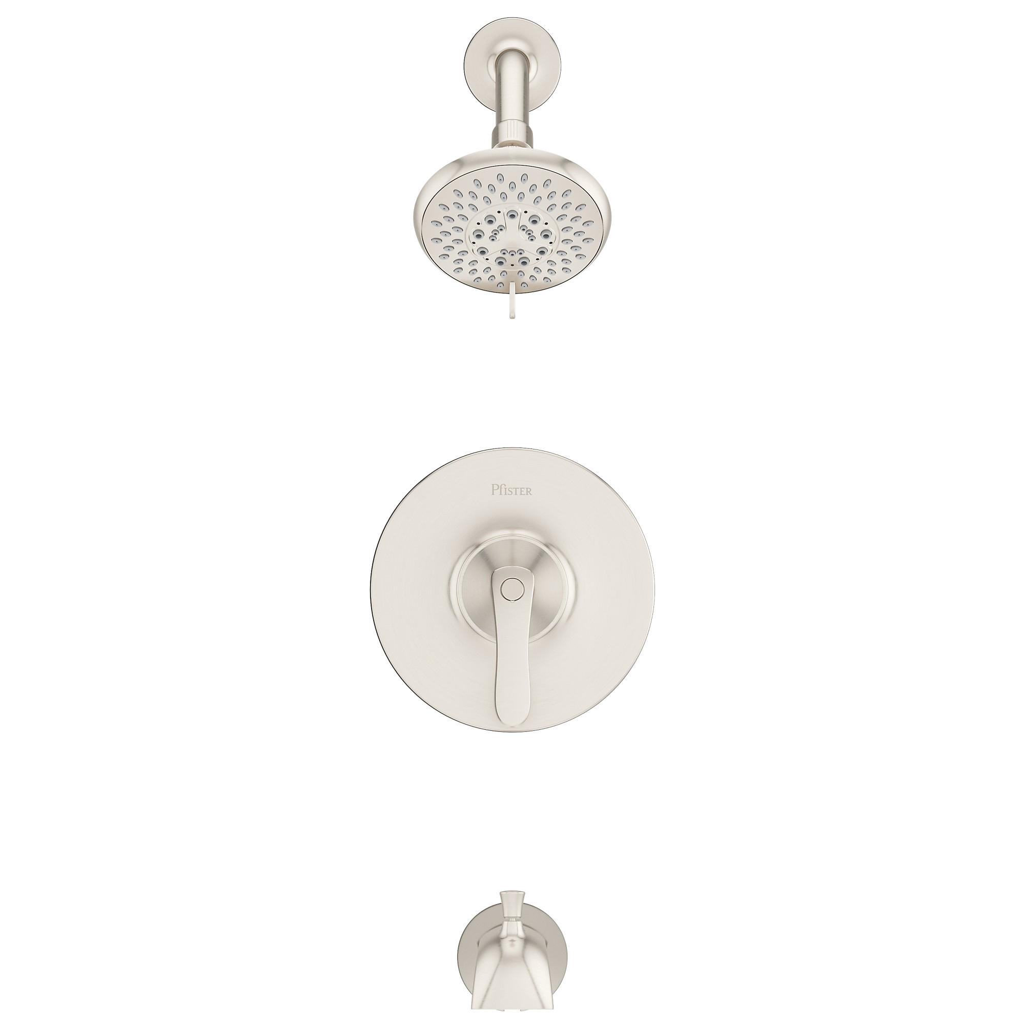 PfISTER® Weller 1 Handle Tub and Shower Trim Kit, Brushed Nickel thumbnail 2