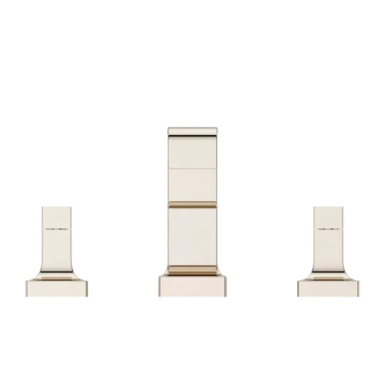 PfISTER® Verve™ RT6-5VRVD Roman Tub Trim Kit, 3-Hole-Faucet Hole, Metal, Polished Nickel, 2-Handle-Handle