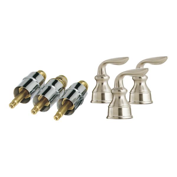 Pfister&trade; S10-430K 3-Handle Shower Trim Kit, Brushed Nickel