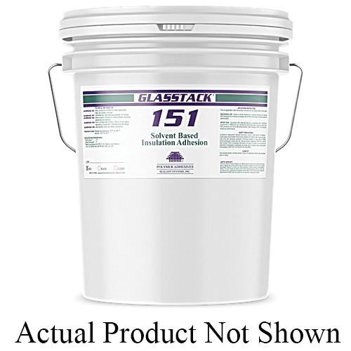 Polymer Adhesives GlassTack 151 Series GT151-55(R) Solvent Based Insulation Adhesive, Liquid, Red, 55 gal Drum