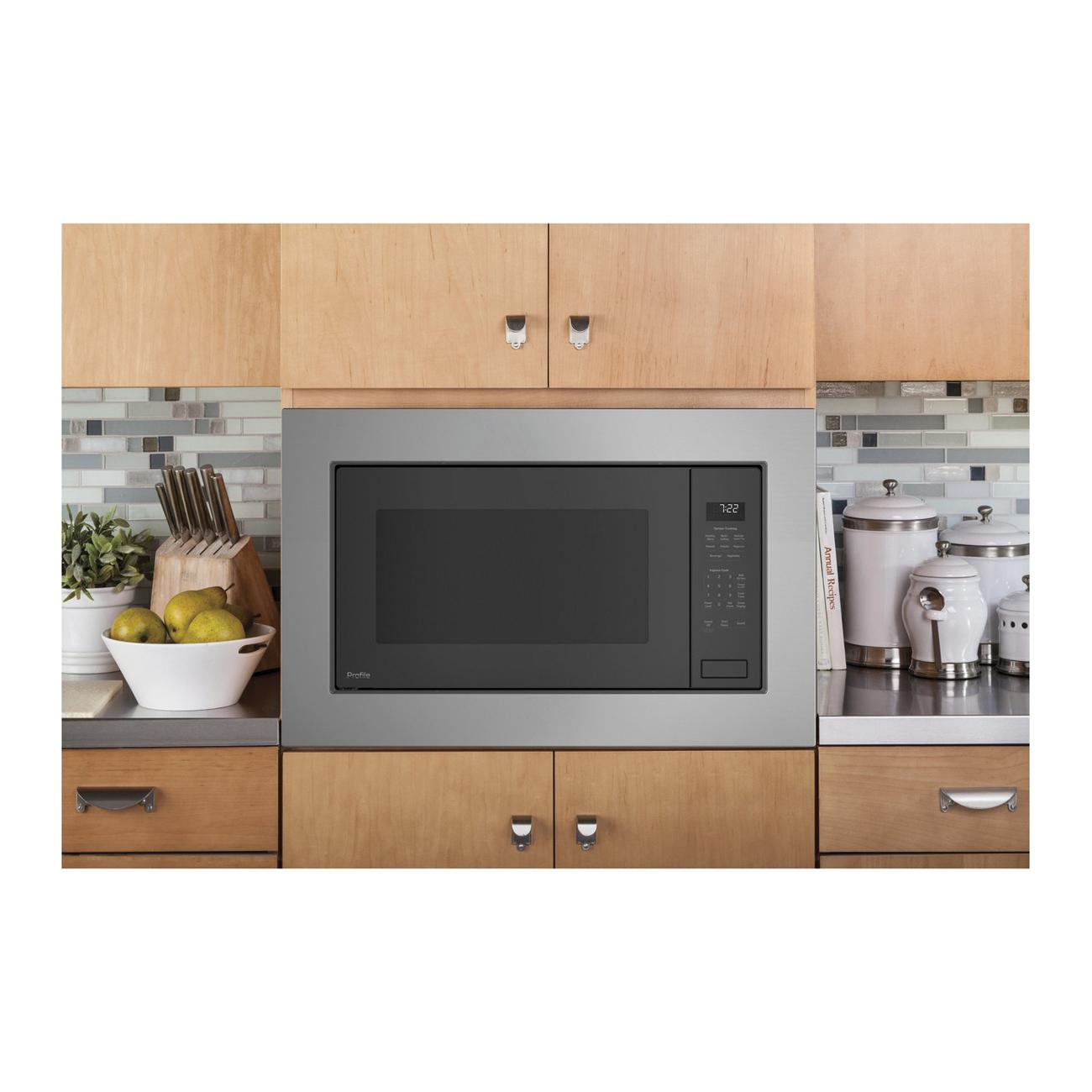 Profile™ PEB7227ANDD Built-In Sensor Microwave Oven, LED Display, Gray, 1650 W, 120 V thumbnail 4