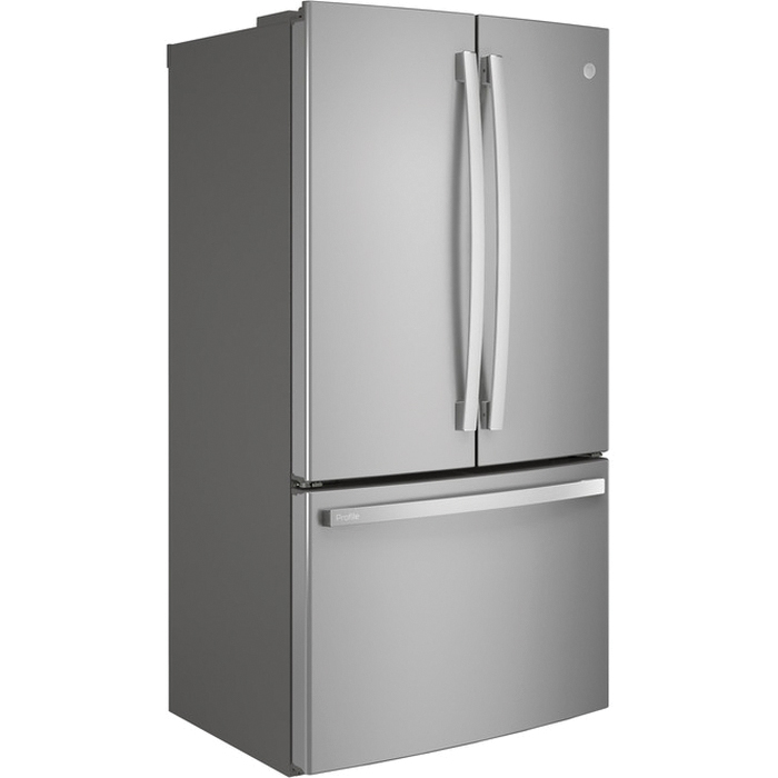 Profile™ PWE23KYNFS French Door Refrigerator, 23.1 cu-ft Capacity, Swing Door, Fingerprint-Resistant Stainless Steel