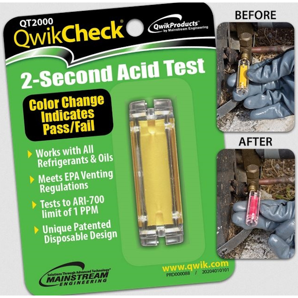 QwikProducts™ by Mainstream Engineering QwikCheck® QT2000 Acid Test Kit