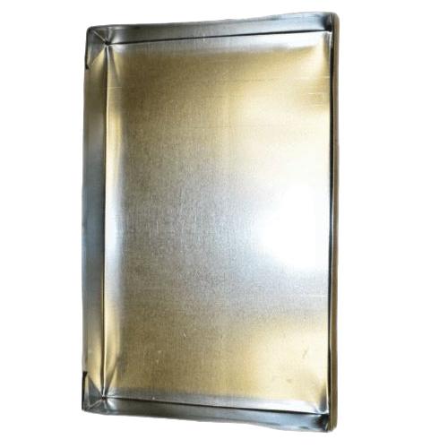 RAM Fabrication 24x24x2 24ga Drain Pan, 24 in L, 24 in W, 2 in D, Metal