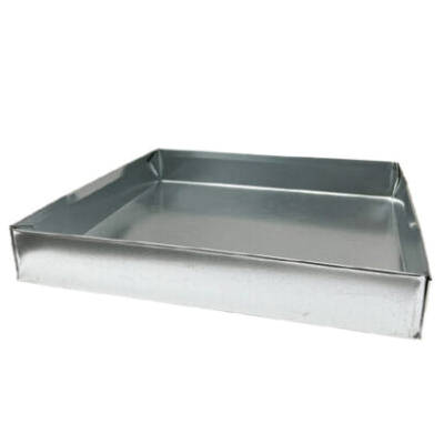 Royce Company 30x60x2 Drain Pan, 60 in L, 30 in W, 2 in D, Metal