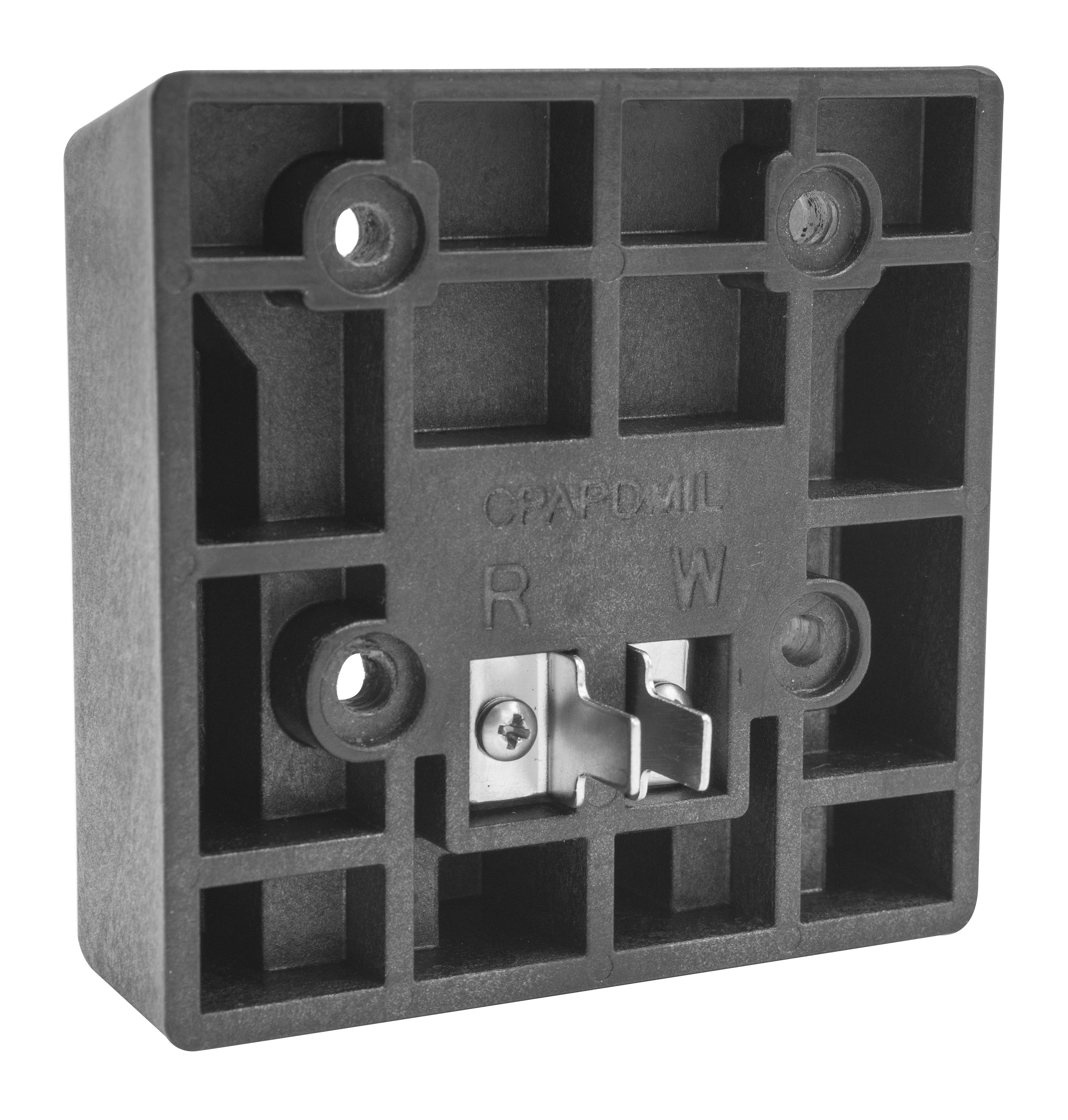REED Pump Stick® CPAPMIL Battery Adapter Plate, Glass Filled Polycarbonate