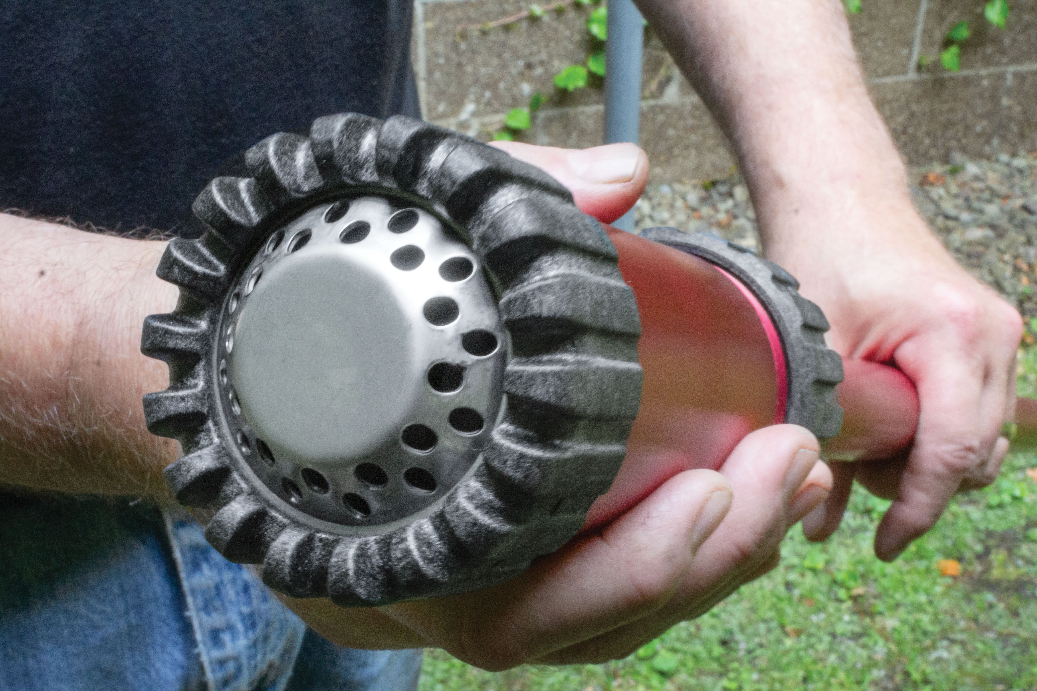 REED CPRCSTR Stainless Steel Strainer with Domed Center for Pump Stick® CP15 Model Pump
