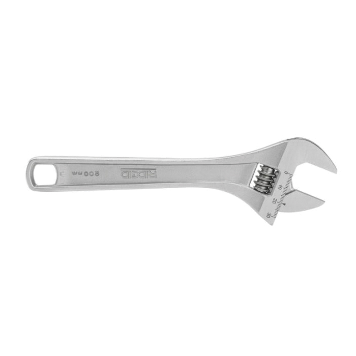 RIDGID® 86907 Adjustable Wrench, 8 in OAL, 7/8 in Jaw, Chrome Vanadium Steel Jaw, Cobalt-Plated Jaw