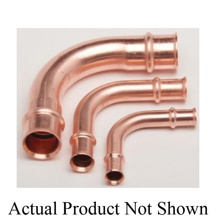 RLS® 3031060600111 Elbow, 3/8 in Press x 3/8 in Press, Copper thumbnail 2