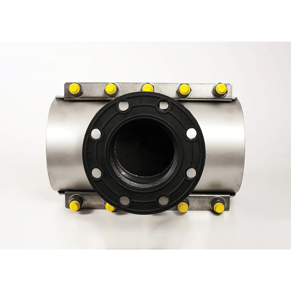 ROMAC INDUSTRIES SST 304 Stainless Steel Tapping Sleeve, 8 inch x 6 inch, Mechanical Joint thumbnail 4