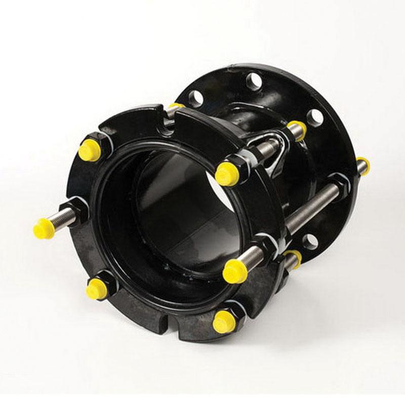 ROMAC INDUSTRIES DJ400 Ductile Iron Coupling, 4 inch x 8 inch, Dismantling Joint, Fusion Bonded Epoxy thumbnail 4
