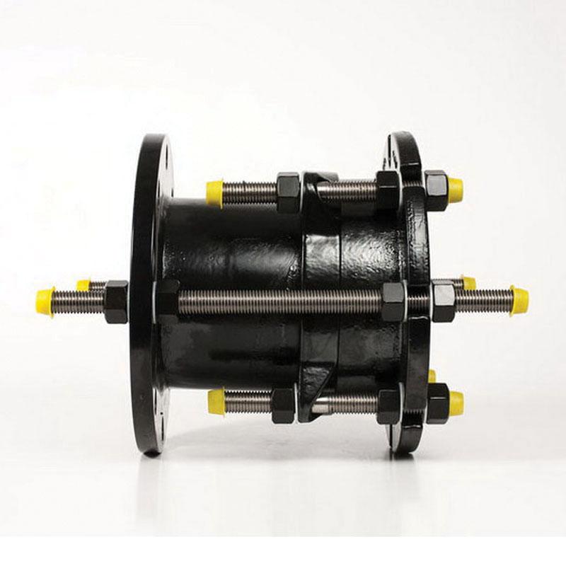 ROMAC INDUSTRIES DJ400 Ductile Iron Coupling, 4 inch x 8 inch, Dismantling Joint, Fusion Bonded Epoxy