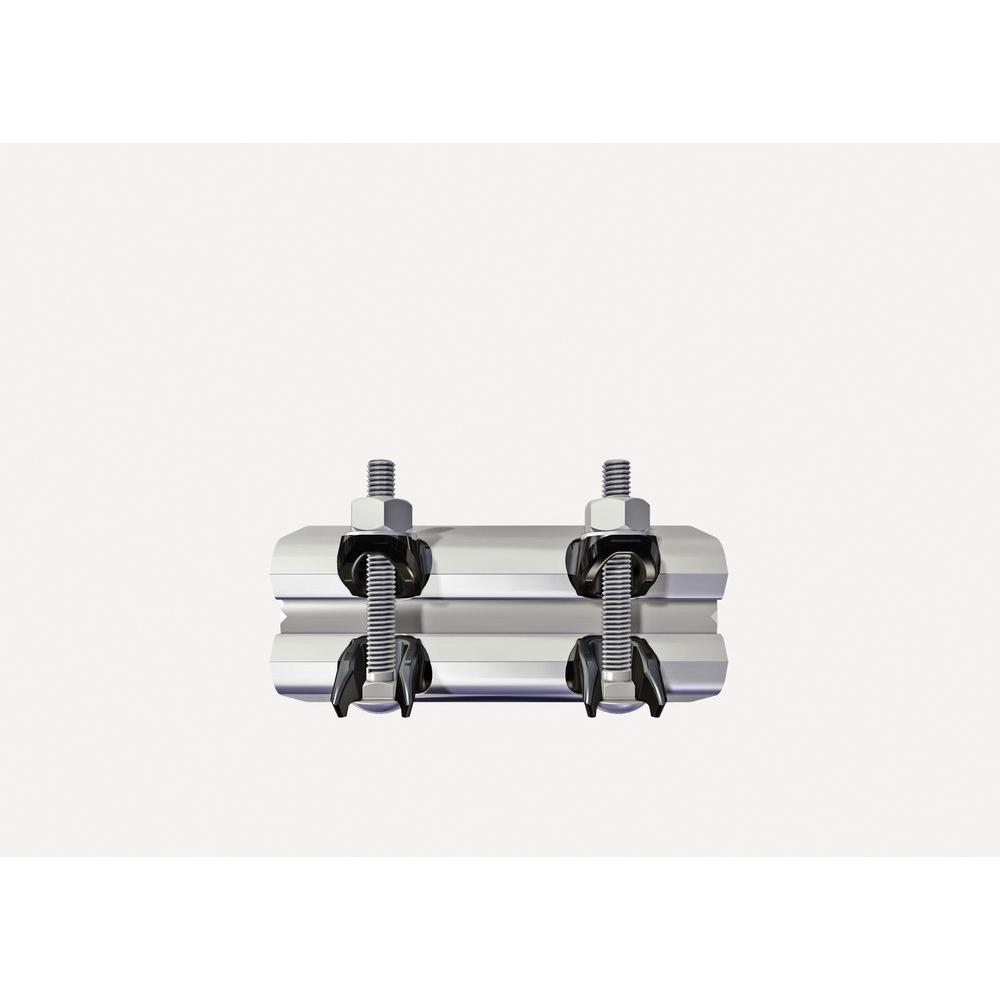 ROMAC INDUSTRIES SCC Series SCC-113 x 3" Repair Clamp With Ductile Iron Lugs, Fits Pipe Size: 1 in, CTS, 1 -Bolt thumbnail 3