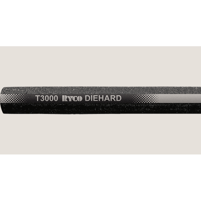 RYCO ISOBARIC Series T3012D Compact Hose, 3100 psi, Synthetic Rubber Tube, Black