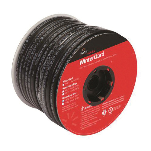 Raychem® WinterGard Wet H622-050 Self-Regulating Trace Heating Cable, 240 V, 6 W/ft, 50 ft L, 14 AWG, 16 AWG Wire