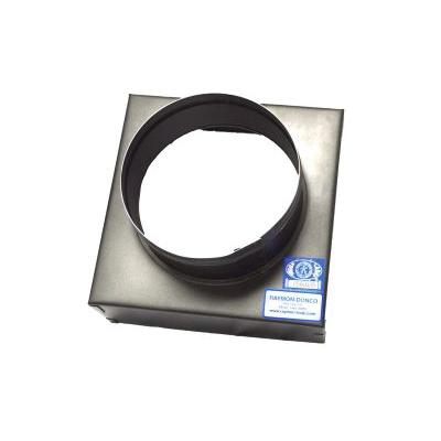 Raymon STR 22X22-10 Square to Round Transition, 22 x 22 to 10 in, 24 ga, Galvannealed, Steel