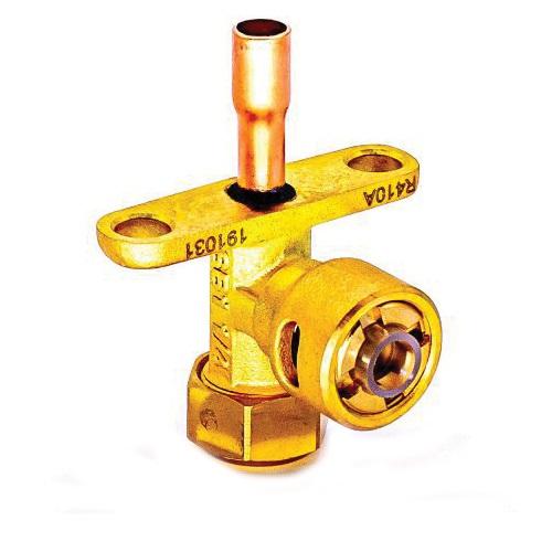 RectorSeal&reg; PRO-Fit 87042 Service Valve, 1/4 in, Quick-Disconnect, 870 psi, Brass