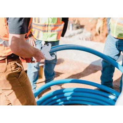 Municipex 1 inch x 300 ft Polyethylene PEX Water Service Pipe, Blue thumbnail 3