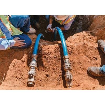 Municipex 1 inch x 300 ft Polyethylene PEX Water Service Pipe, Blue